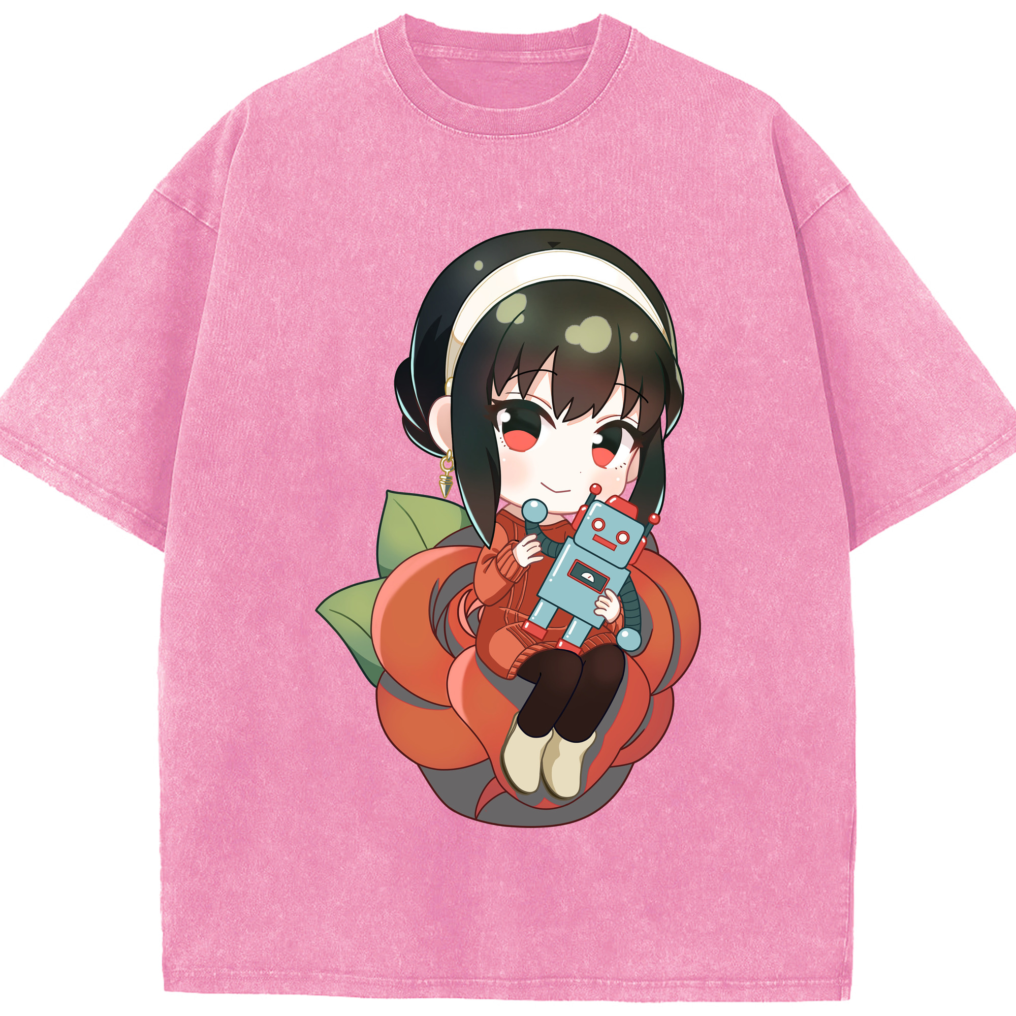 （画像用） SPY×FAMILY间谍家家酒 綿100% ヴィンテージ風 半袖Tシャツ（フロントプリント）